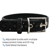 Black Rhinestone Dog Collar