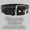 Black Rhinestone Dog Collar