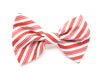 Candy Cane Stripe Bow Tie