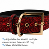 Red Rhinestone Dog Collar