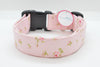 Light Pink Roses Dog Collar