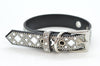 Silver Rhinestone Dog Collar