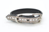 Silver Rhinestone Dog Collar