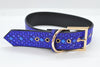 Royal Blue Rhinestone Dog Collar