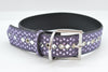 Purple Rhinestone Dog Collar
