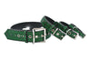 Green Rhinestone Dog Collar