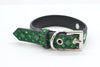 Green Rhinestone Dog Collar
