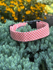 Coral Gingham Limited Edition Collar