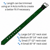Green Rhinestone Dog Collar