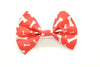 Red Dog Bones Bow Tie