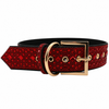 Red Rhinestone Dog Collar