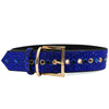 Royal Blue Rhinestone Dog Collar