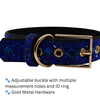 Royal Blue Rhinestone Dog Collar