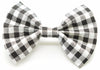 Black Gingham Bow Tie