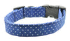 Blue Pin Dot Collar
