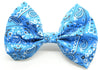 Blue Bandana Bow Tie