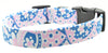 Pink and Blue Paisley Collar