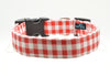 Red Gingham Collar