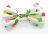 White Cactus Bow Tie