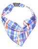 Red White and Blue Plaid Scarf