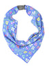 Navy Floral Scarf