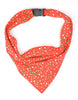 Red and Green Polka Dot Scarf