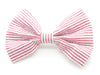 Red Seersucker Bow Tie