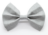 Solid Gray Bow Tie