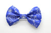 Blue Snowflake Bow Tie