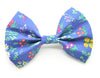 Navy Floral Bow Tie