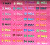 Pink Pin Dot Key Chain Custom Embroidery